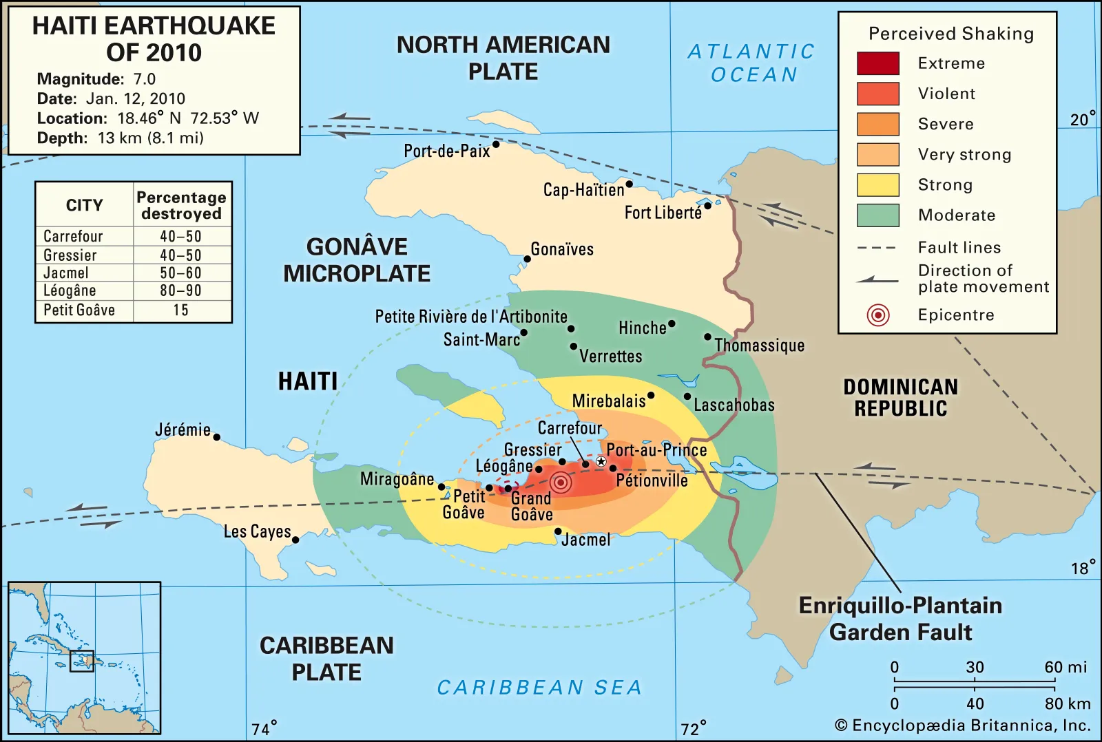 haiti earthquake zone